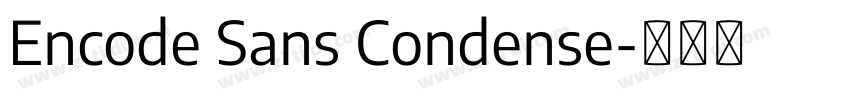 Encode Sans Condense字体转换